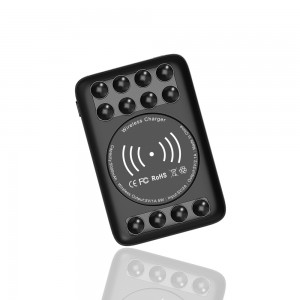 wireless power bank with suction cup automatic adsorption