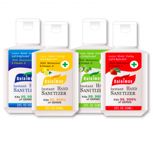 Hand Sanitizer Gel Waterless Clear Bottle-60ML,Travel Portable Hand Sanitiser Anti-Bacteria Moisturizing