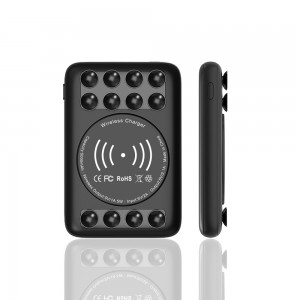 wireless power bank with suction cup automatic adsorption