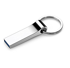Factory Price Metal USB Flash Drive with Keychain High Speed Memory Stick
