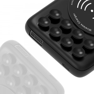 wireless power bank with suction cup automatic adsorption