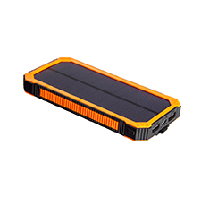LED Light Solar Charger,Real 10000mAh Dual USB Solar Power Bank,Outdoor Power Bank