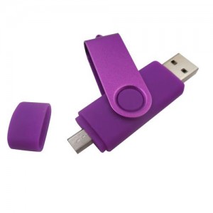 OTG USB flash drive, twist classic model, plug and play